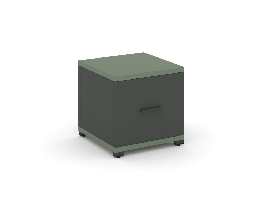 Тумба приставная 1 распаш. фасад CN.TUP-004 W 420x420x416 Концепт / Concept