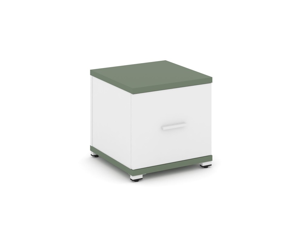 Тумба приставная 1 распаш. фасад CN.TUP-004 W 420x420x416 Концепт / Concept