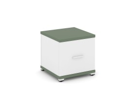 Тумба приставная 1 распаш. фасад CN.TUP-004 W 420x420x416 Концепт / Concept images