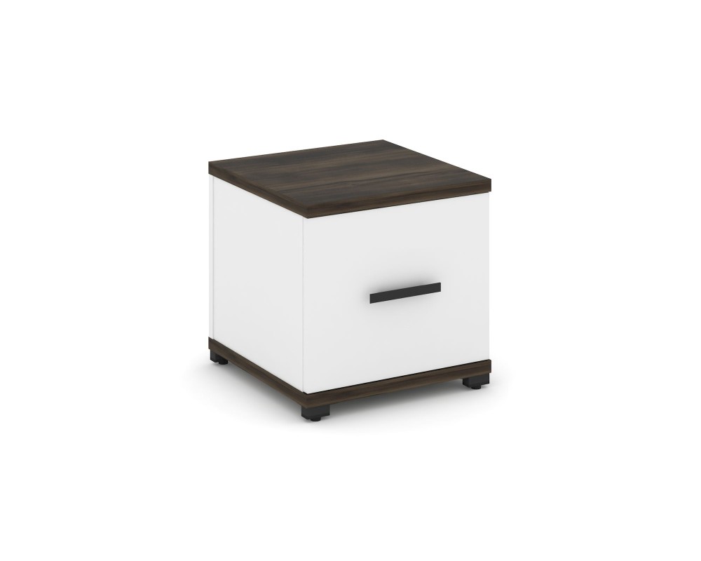 Тумба приставная 1 распаш. фасад CN.TUP-004 W 420x420x416 Концепт / Concept