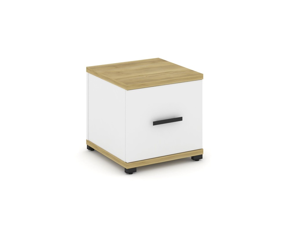 Тумба приставная 1 распаш. фасад CN.TUP-004 W 420x420x416 Концепт / Concept