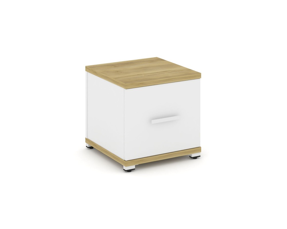 Тумба приставная 1 распаш. фасад CN.TUP-004 W 420x420x416 Концепт / Concept