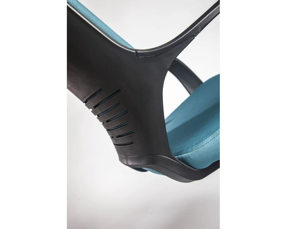 Кресло D IQ black Ткань, Голубой
