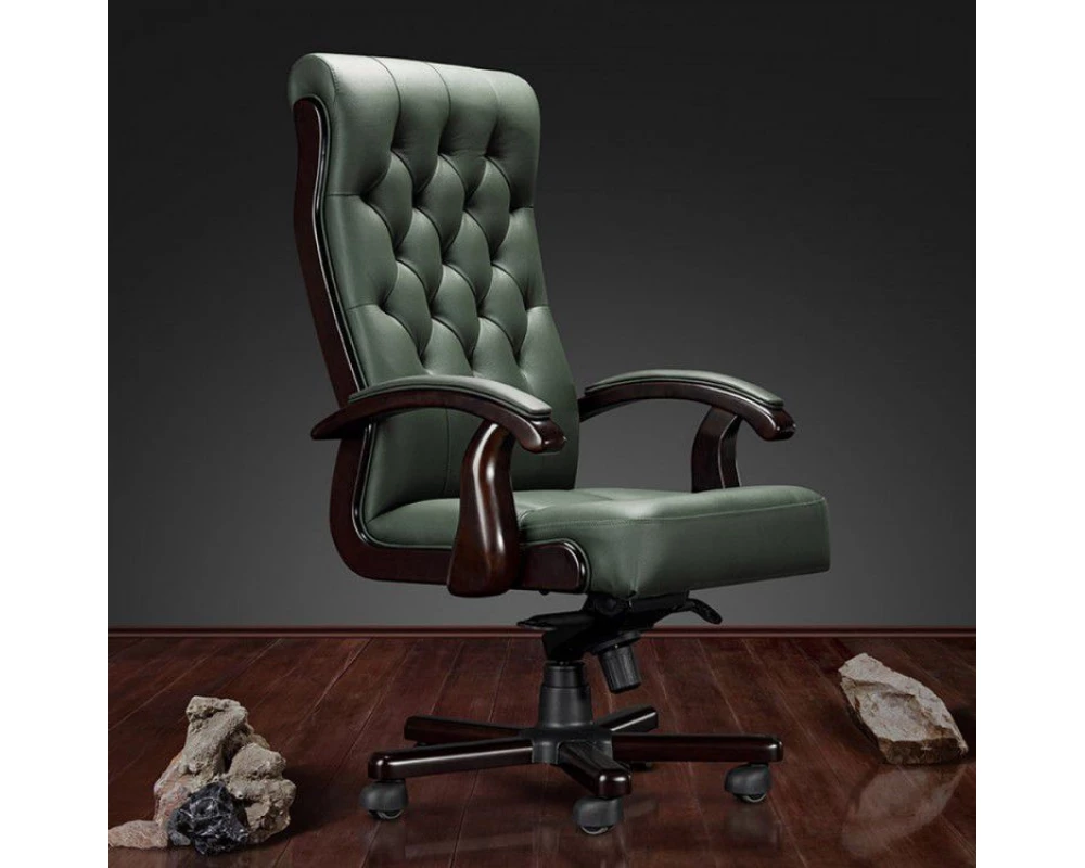 Кресло руководителя Боттичелли DB-13 (подлокотники с кожаной накладкой)