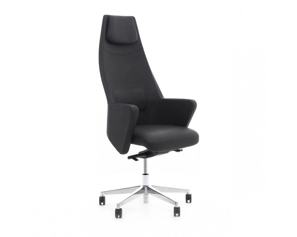 Кресло Grace/A Натуральная кожа, Черный