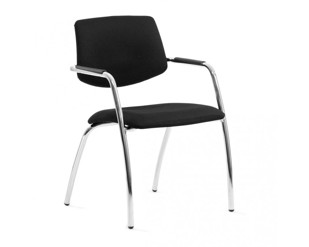 Кресло Urban на опорах Кожа, Черный