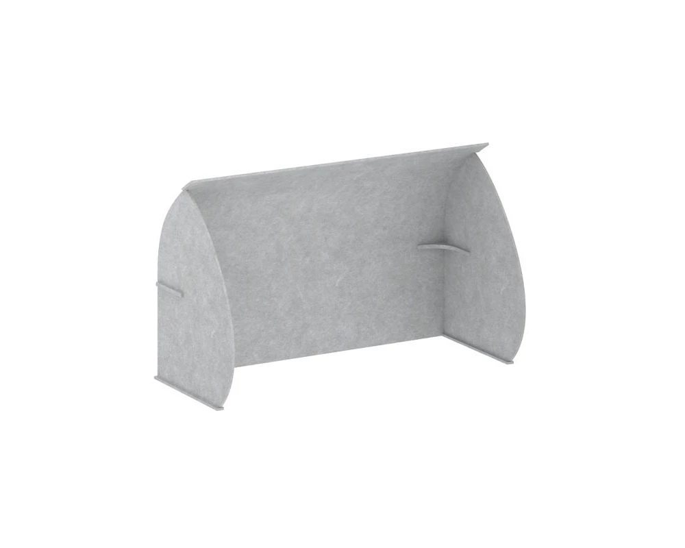 Кабина настольная скругленная на стол VE.KB2-118.6 1180x600x1000 AcustiX