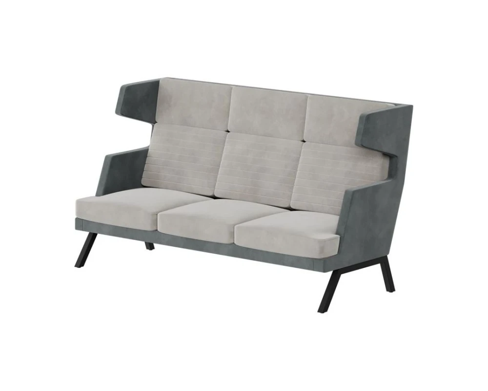 Диван трехместный высокий Алдо / Aldo