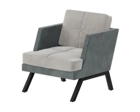 Кресло с декором из пуговиц Алдо / Aldo images