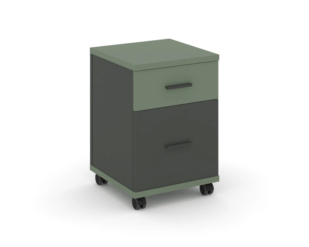 Тумба мобильная 1 ящ. 1 распаш. фасад CN.TUM-009 A 420x420x615 Concept
