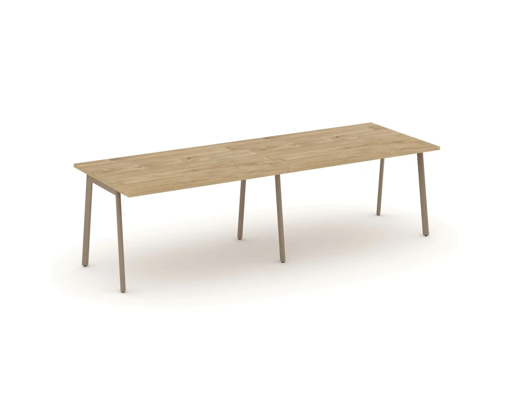 Стол переговорный на плоскоовальной трубе 276x98x75 Эстетика / Estetica