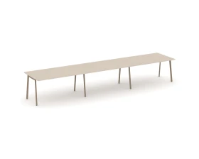 Стол переговорный на плоскоовальной трубе 474x98x75 Эстетика / Estetica images