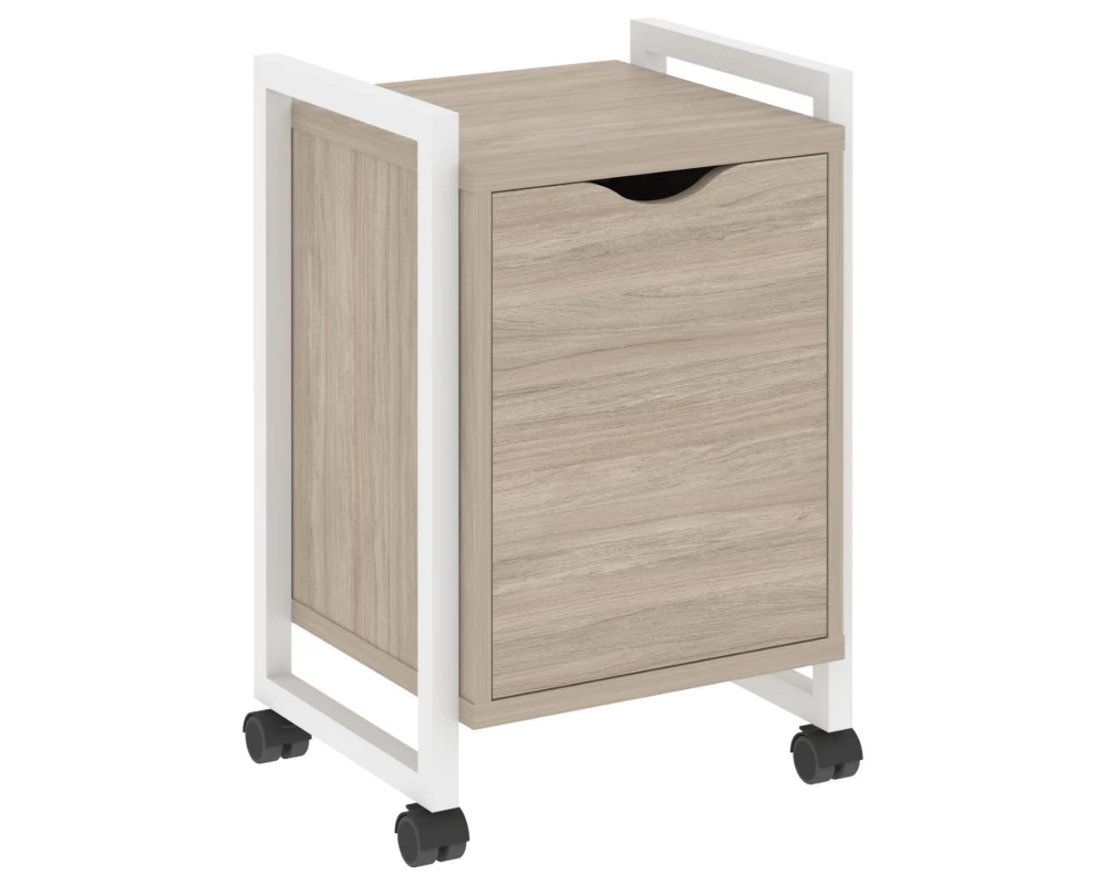 Тумба на колесных опорах с распашным фасадом 500х460х767 Loft