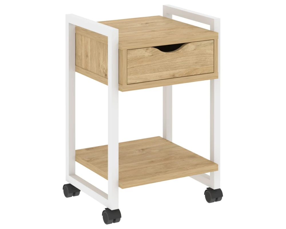 Тумба на колесных опорах с ящиком и полкой 500х460х767 Loft