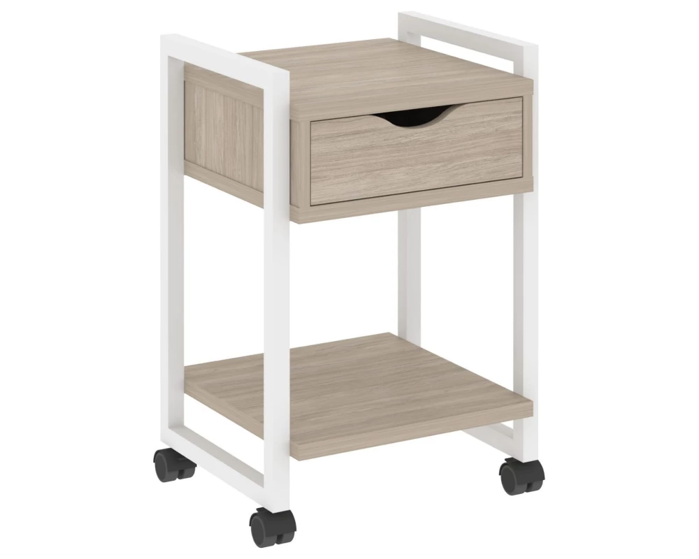 Тумба на колесных опорах с ящиком и полкой 500х460х767 Loft