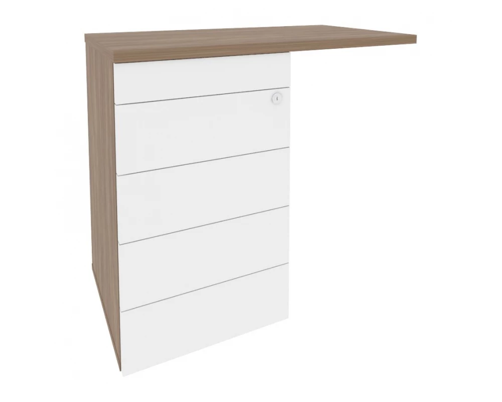 Тумба приставная (TIP-ON) (универсальная л/пр) 842x460x750 Onix Direct