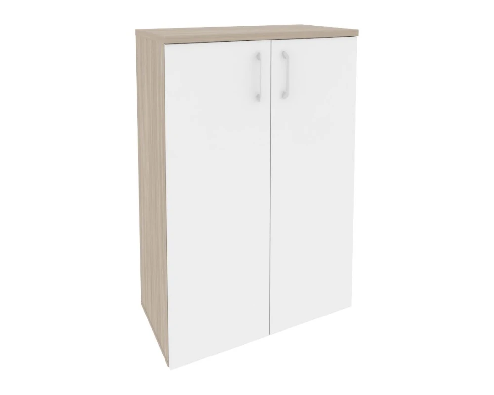 Шкаф средний широкий (2 средних фасада ЛДСП) 800x420x1207 Оникс / Onix