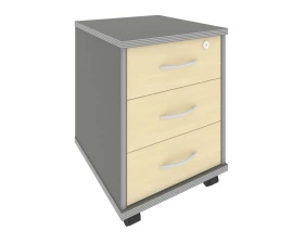 Тумба подкатная 3 ящика с замком Рива / Riva images