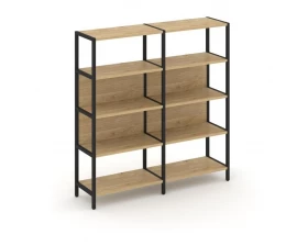Двухсекционный стеллаж четырехярусный 1590х400х1613 Shelf System images