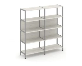 Двухсекционный стеллаж четырехярусный 1590х400х1613 Shelf System images