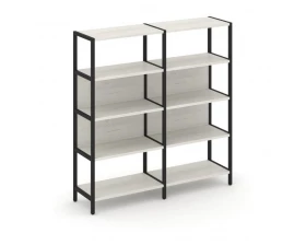 Двухсекционный стеллаж четырехярусный 1590х400х1613 Shelf System images