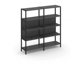 Двухсекционный стеллаж четырехярусный 1590х400х1613 Shelf System images