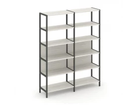 Двухсекционный стеллаж пятиярусный 1590х400х1980 Shelf System images