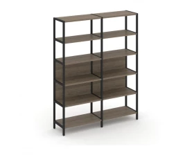 Двухсекционный стеллаж пятиярусный 1590х400х1980 Shelf System images