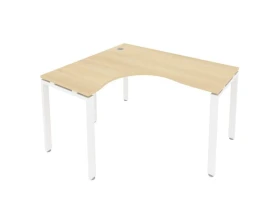 Стол криволинейный левый на П-образном м/к 140x120x75 Метал Систем / Metal System images