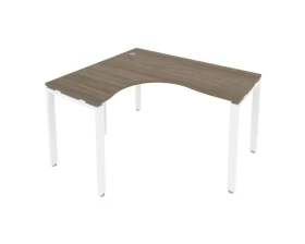 Стол криволинейный левый на П-образном м/к 140x120x75 Метал Систем / Metal System images