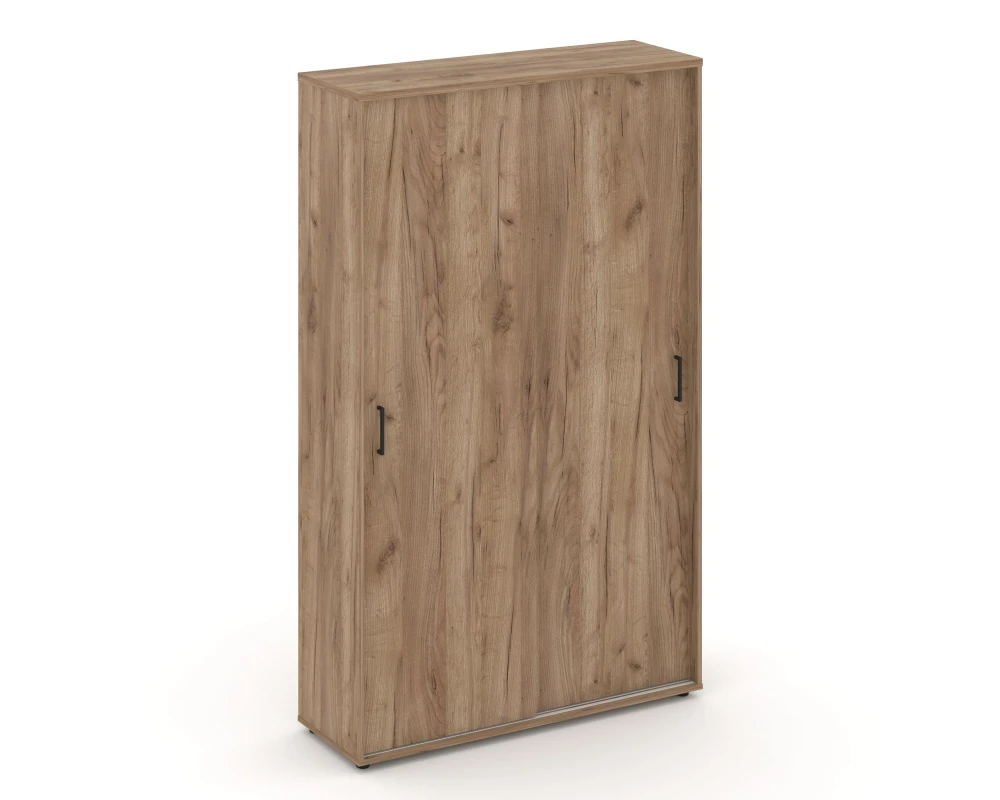 Шкаф-купе с полками в 2-х секциях 1200x400x1982 зад. стенка HDF Стайл Проджект / Style Project