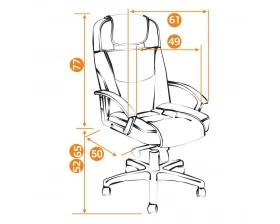 Кресло BERGAMO Chrome images