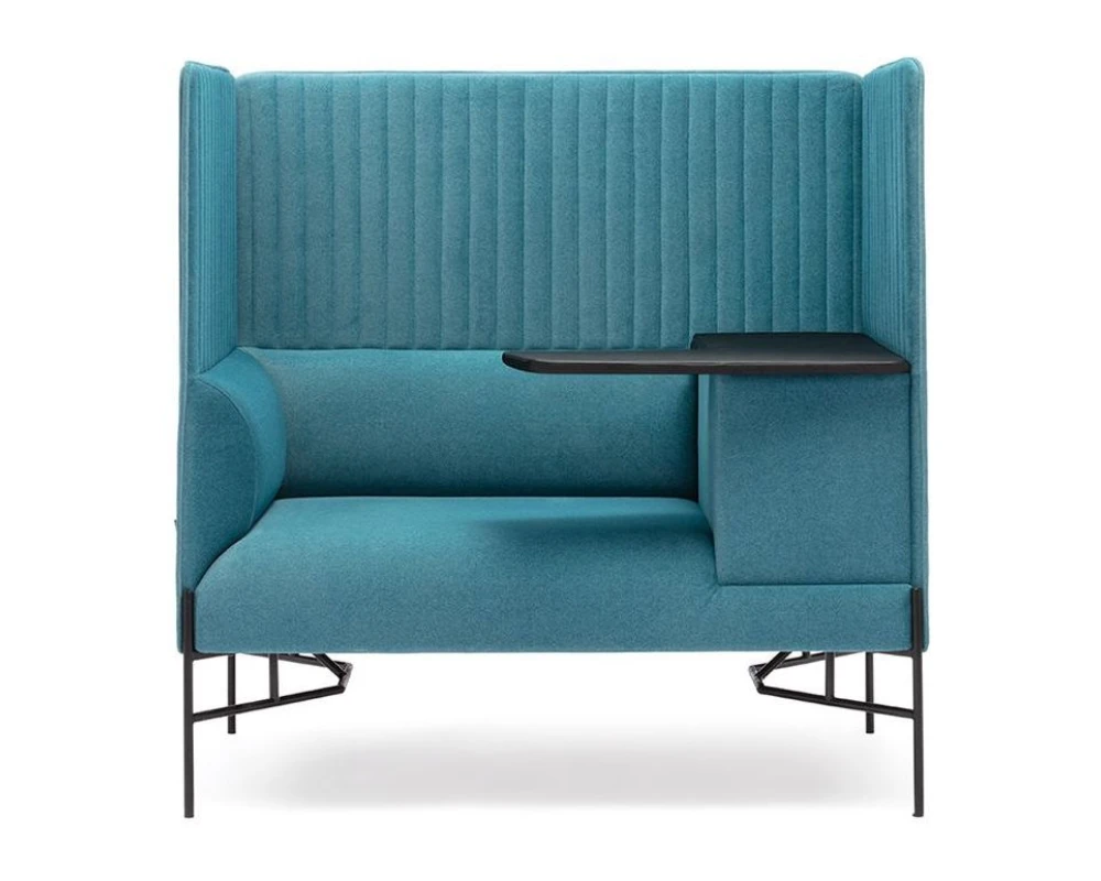 Кресло со столиком слева с высокой спинкой Toscana