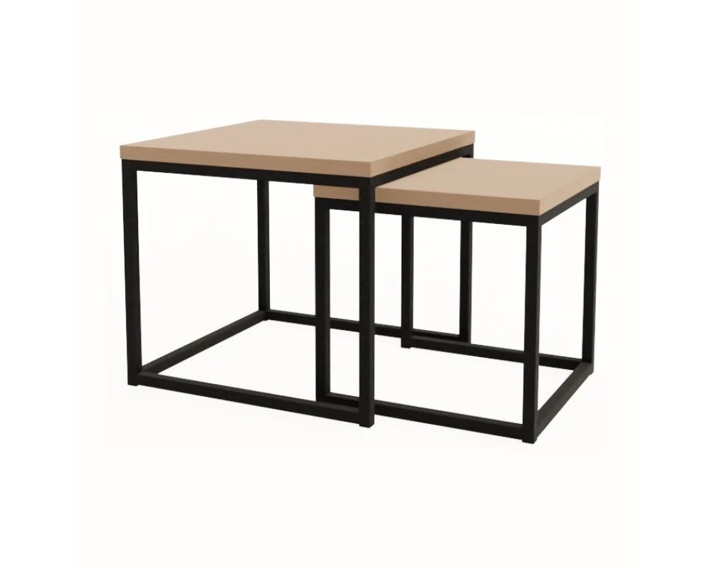 Комплект журнальных столов СЕТ ЛОДЖИК / SET LOGIC (900x900x450)