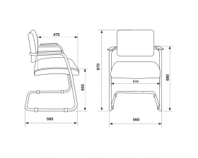 Кресло Бюрократ CH-271N-V/BLACK images