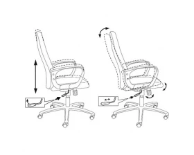 Кресло Бюрократ CH-808AXSN/Or-16 images