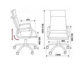 Кресло Бюрократ CH-993 Сетка images
