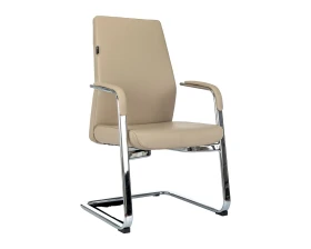 Кресло Бюрократ ДЖОНС-ЛОУ-В / JONS-LOW-V Натуральная кожа, Бежевый images