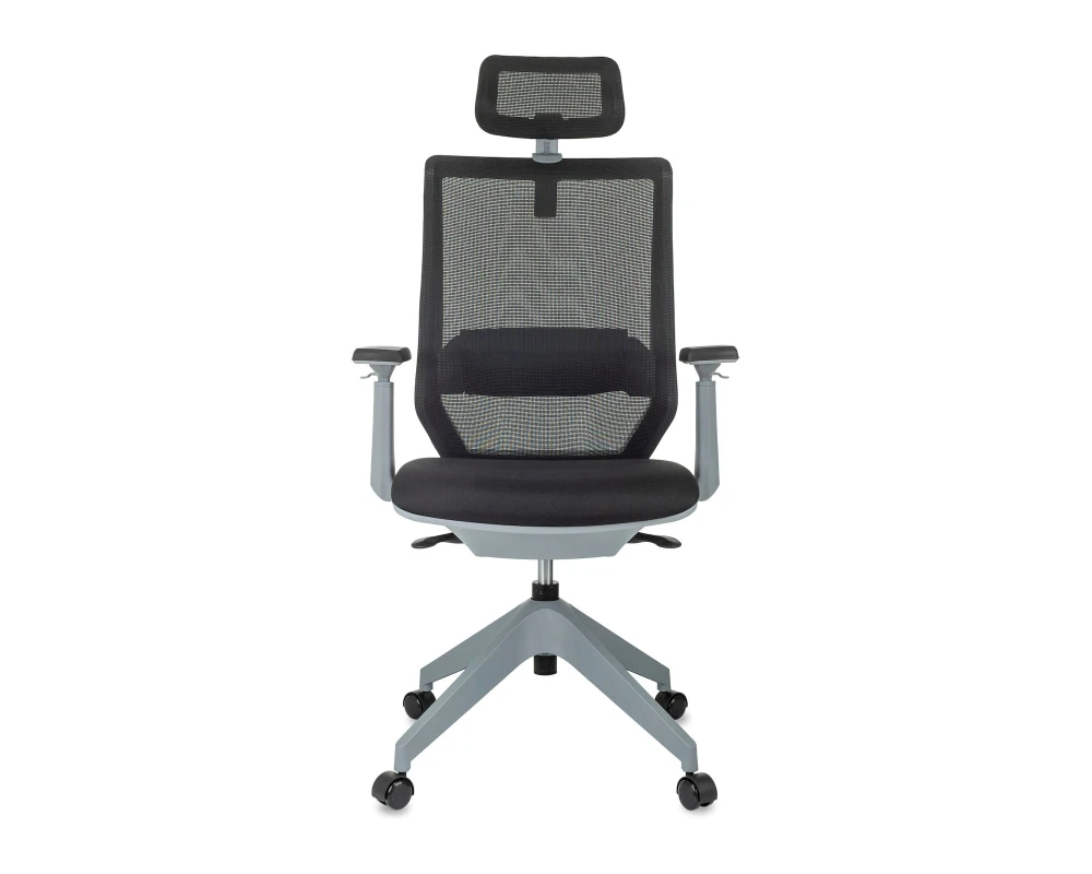 Кресло Бюрократ MC-G611NL-H Сетка/ Ткань, Черный