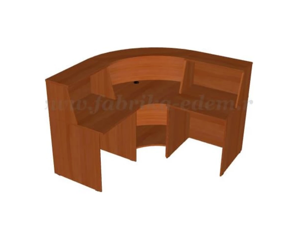 Стойка ресепшен угловая 160x160x117 Эдем