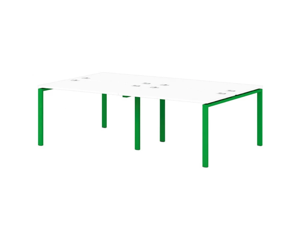 Бенч-система на 4 рабочих места 2400х1450х750 Sentida