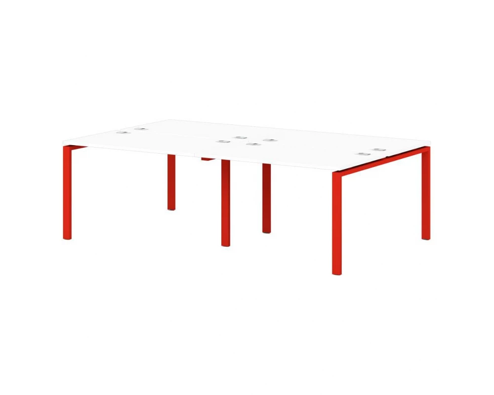 Бенч-система на 4 рабочих места 2400х1450х750 Sentida