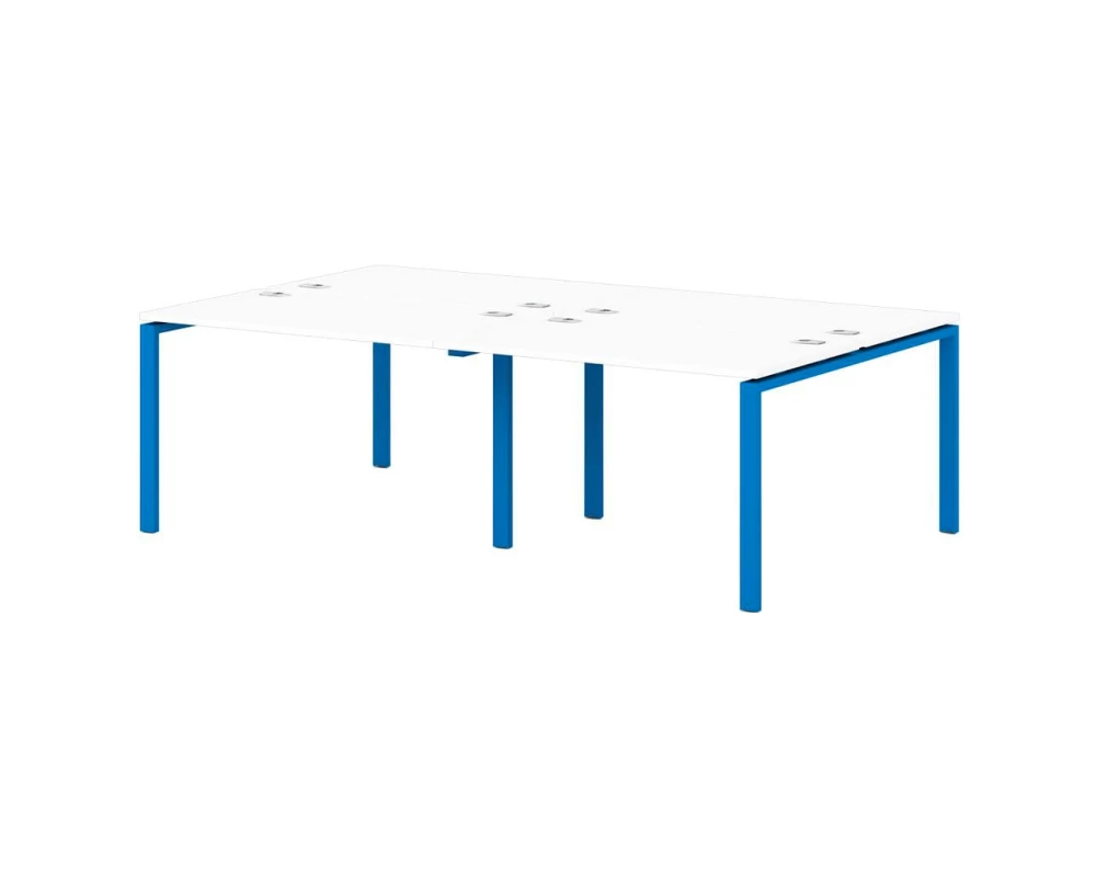 Бенч-система на 4 рабочих места 2400х1450х750 Sentida