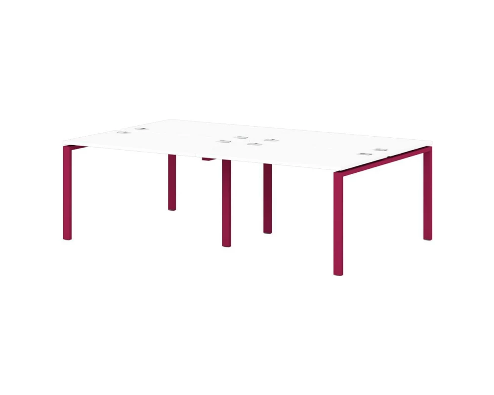 Бенч-система на 4 рабочих места 2400х1450х750 Sentida