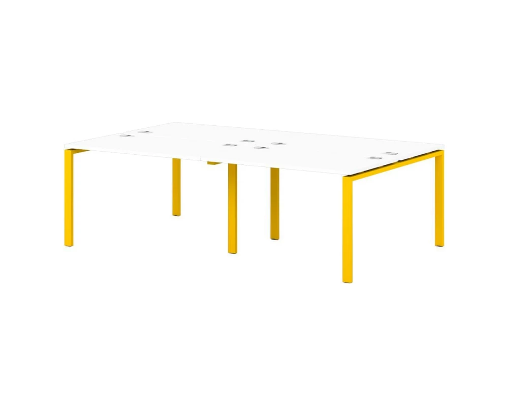 Бенч-система на 4 рабочих места 2400х1450х750 Sentida