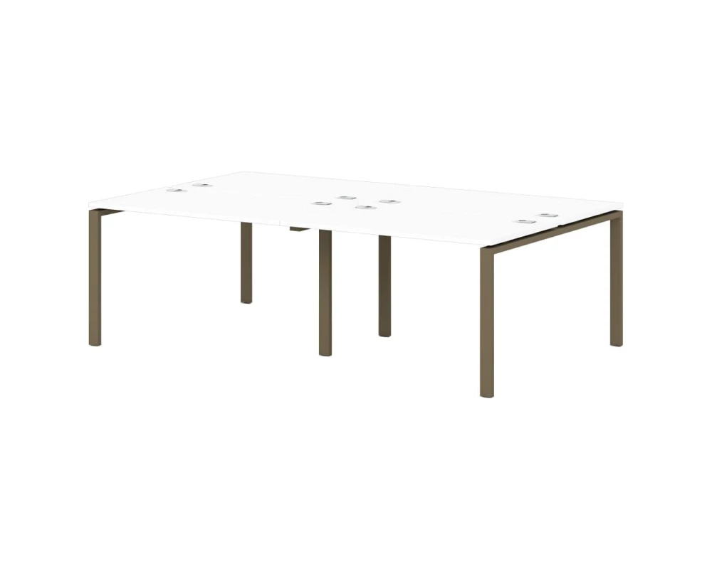 Бенч-система на 4 рабочих места 2400х1450х750 Sentida