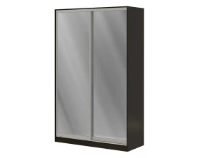 Шкаф купе 1,2 м с двумя зеркальными дверями ПК-ШК-КМШ240Х120СЗ2-В1 Лидер images