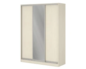 Шкаф купе 1,8 м с одной зеркальной и двумя ЛДСП дверями ПК-ШК-КМШ240Х180Д2/СЗ1-В1 Система-M images