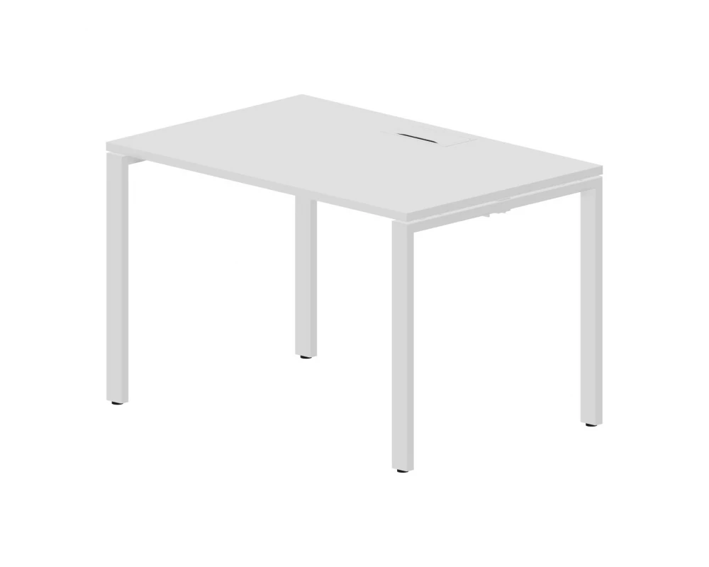 Стол письменный 1180х780х750 (металл. аутлет) Strike Белый/Белый