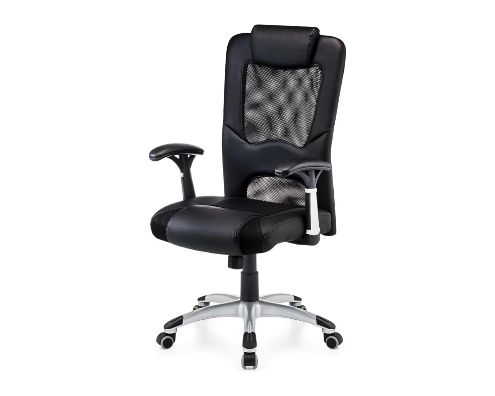 Кресло Vincent 2627 Ткань/Экокожа, Черный